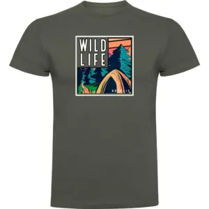 Kruskis Wild Life Frame T-shirt Met Korte Mouwen Groen