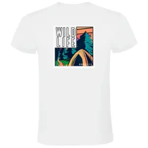 Kruskis Wild Life Frame T-shirt Met Korte Mouwen Wit