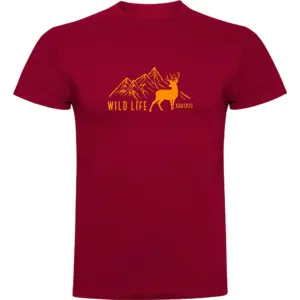 Kruskis Wild Life T-shirt Met Korte Mouwen Rood