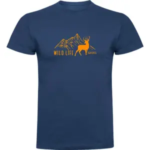 Kruskis Wild Life T-shirt Met Korte Mouwen Blauw