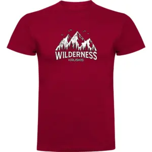 Kruskis Wilderness T-shirt Met Korte Mouwen Rood