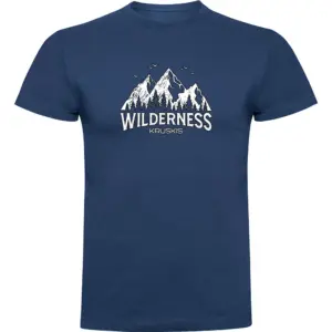 Kruskis Wilderness T-shirt Met Korte Mouwen Blauw