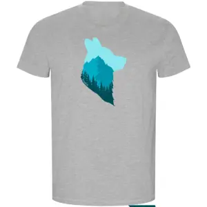 Kruskis Wolf Eco T-shirt Met Korte Mouwen Grijs