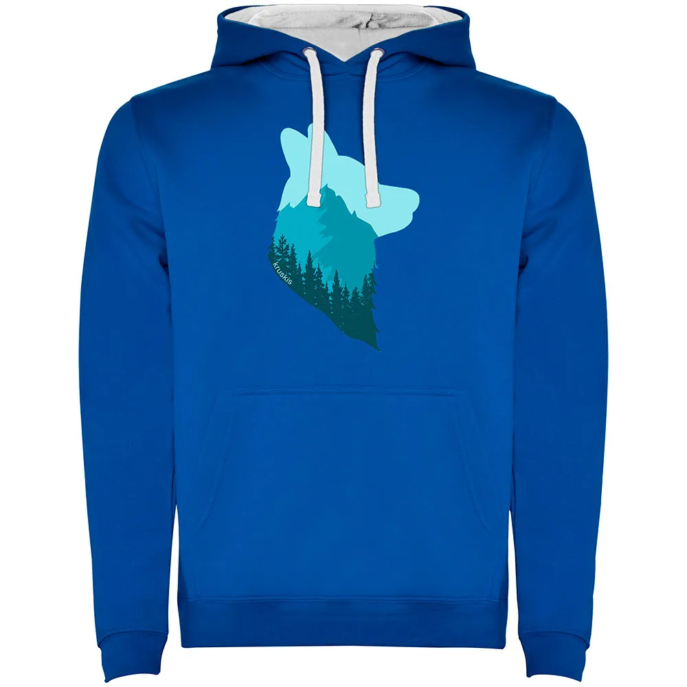 Kruskis Wolf Hoodie Blauw