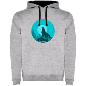 Kruskis Wolf Night Hoodie Zwart