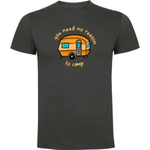 Kruskis You Need No Reason T-shirt Met Korte Mouwen Grijs