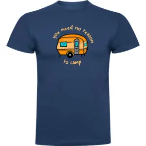 Kruskis You Need No Reason T-shirt Met Korte Mouwen Blauw