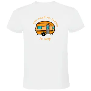 Kruskis You Need No Reason T-shirt Met Korte Mouwen Wit