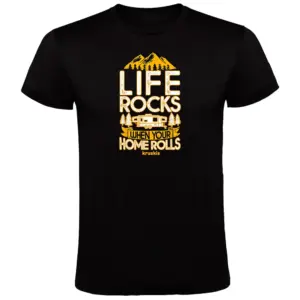 Kruskis Your Home Rolls T-shirt Met Korte Mouwen Zwart