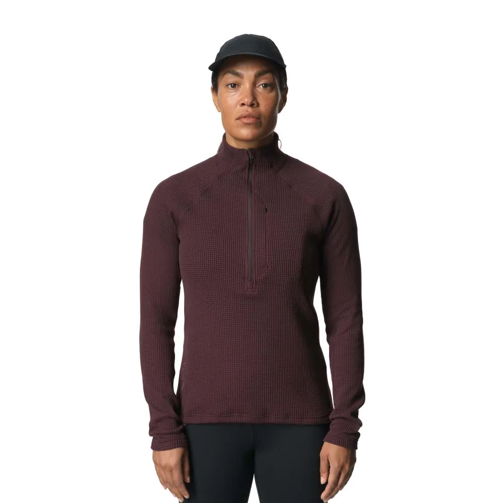 Houdini Pace Flow Sweatshirt Met Halve Rits Rood