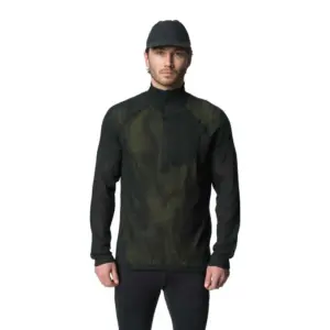 Houdini Pace Flow Sweatshirt Met Halve Rits Zwart