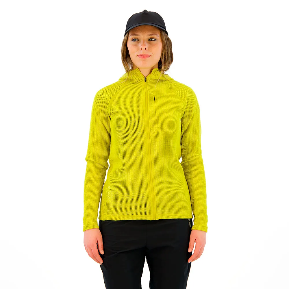 Houdini Pace Flow Fleece Met Kap Groen