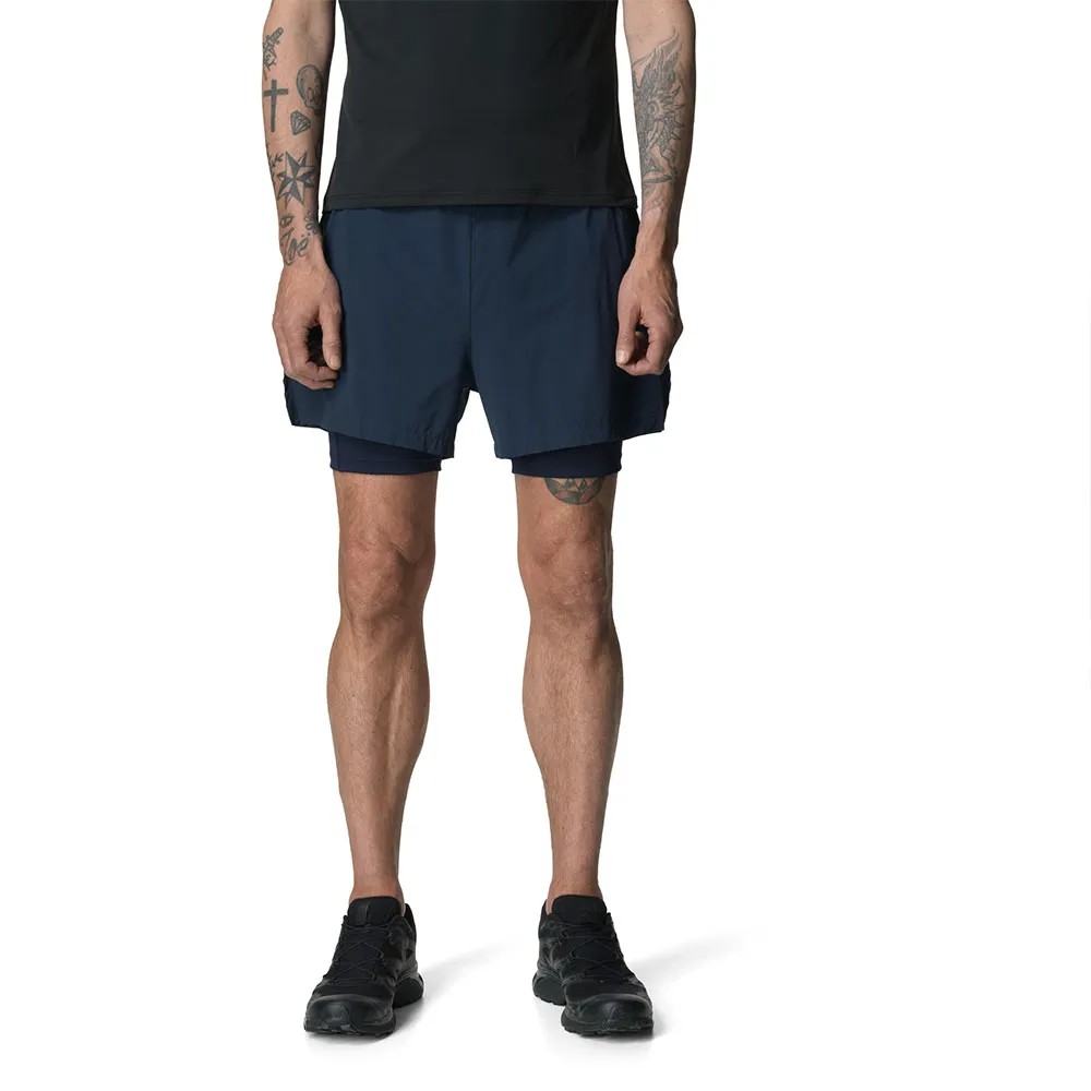 Houdini Pace Trail Korte Broek Blauw