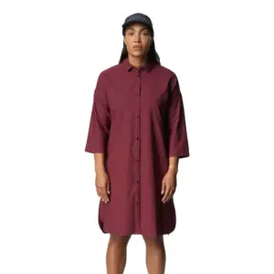 Houdini Route Jurk Met 3/4 Mouwen Rood