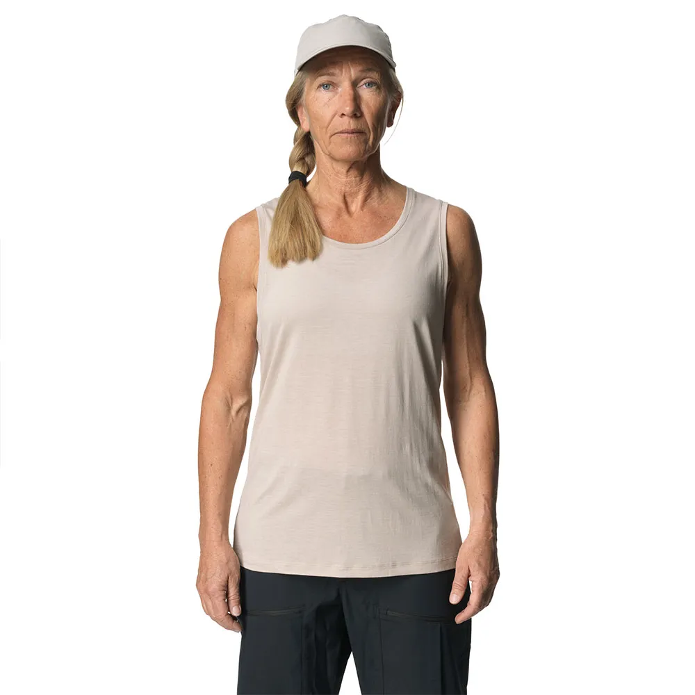 Houdini Tree Mouwloos T-shirt Sandstorm