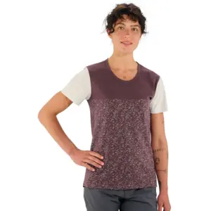 Edelrid Highball V T-shirt Met Korte Mouwen Dark Plum
