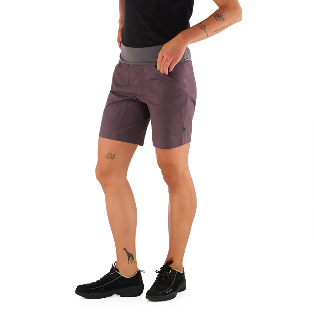 Edelrid Sansara Ii Korte Broek Dark Plum