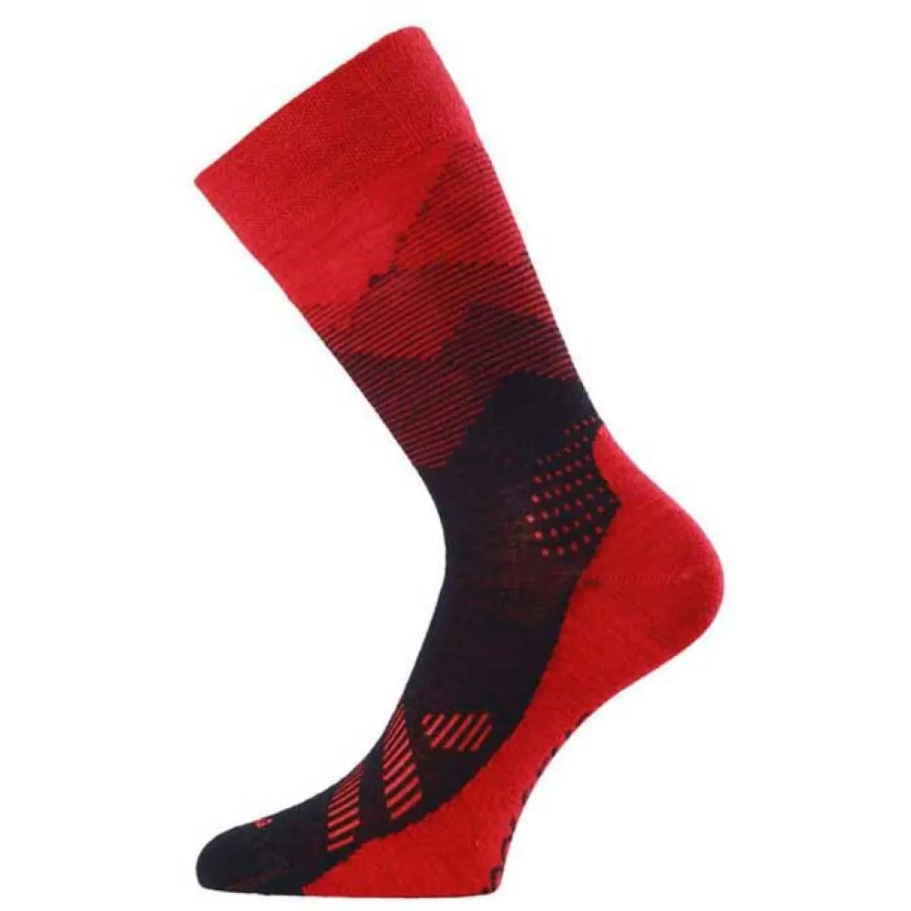 Lasting Fwo 383 Half Crewsokken Rood