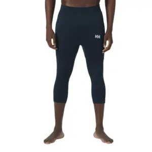 Helly Hansen H1 Pro Seamless Graphene 3/4 Basislaag Broek Marineblauw