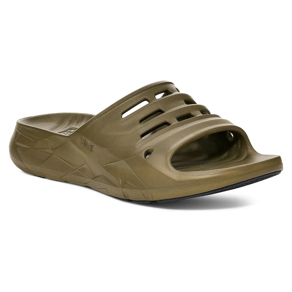 Teva Ultra-comf Slide Sandalen Olijf