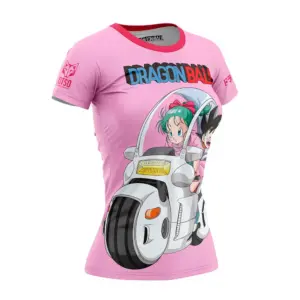 Otso Dragon Ball Bulma T-shirt Met Korte Mouwen Multicolor