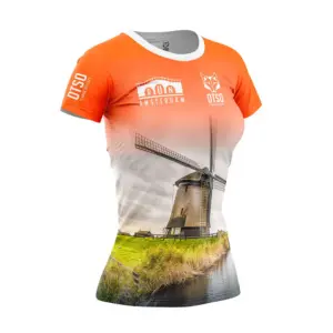 Otso Run Ámsterdam 2024 T-shirt Met Korte Mouwen Multicolor