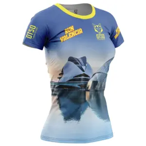 Otso Run Valencia 2024 T-shirt Met Korte Mouwen Multicolor