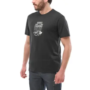 Millet Cdg Chamonix Logo T-shirt Met Korte Mouwen Zwart