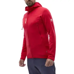 Millet Fusion Grid Hoodie Rood