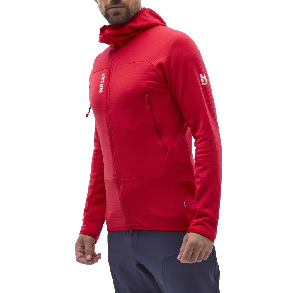 Millet Fusion Grid Hoodie Rood