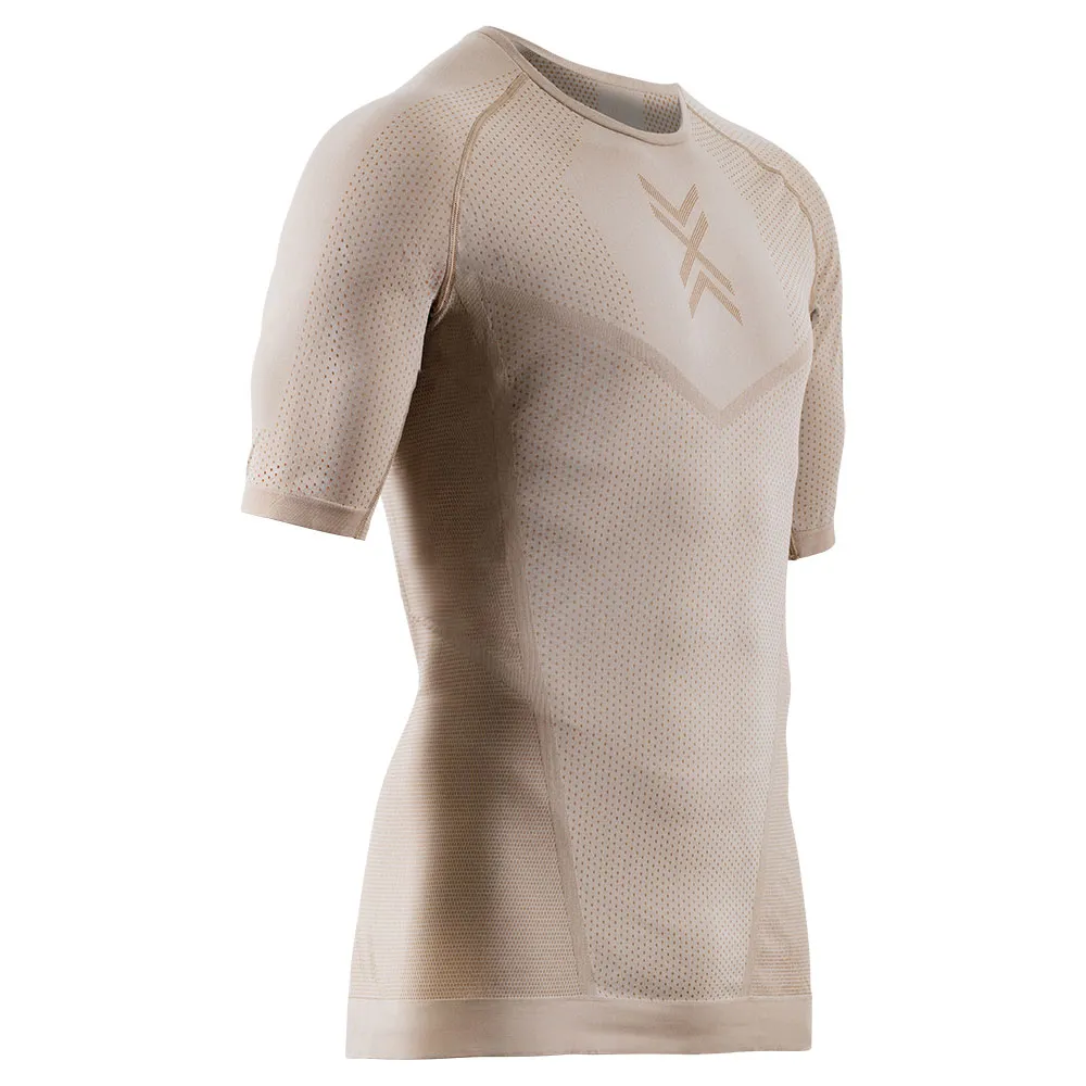 X-bionic Xceed Run Korte Mouwen Basislaag Sand / Dark Sand