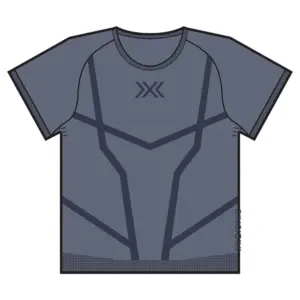 X-bionic Xceed Run Korte Mouwen Basislaag Blauw
