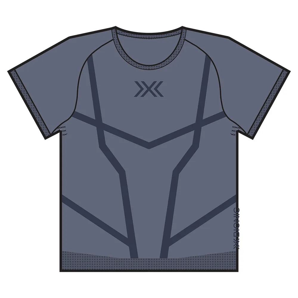 X-bionic Xceed Run Korte Mouwen Basislaag Blauw