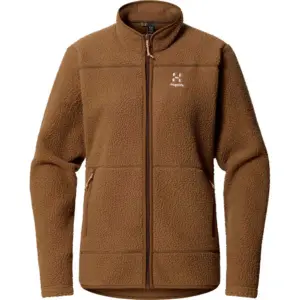Haglofs Mossa Pile Fleece Met Volledige Rits Bruin