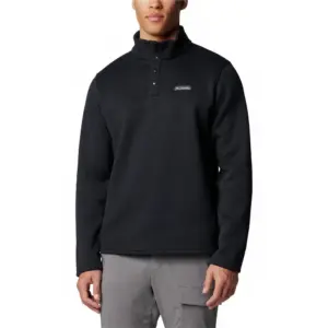 Columbia Alto Pass™ Snap Fleece Met Halve Rits Zwart