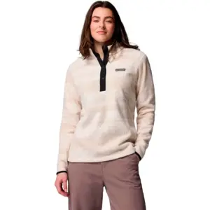 Columbia Benton Springs™ Printed Snap Fleece Met Halve Rits Dark Stone Deschutes Days