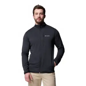 Columbia Essential Hike™ Grid Fleece Met Volledige Rits Zwart