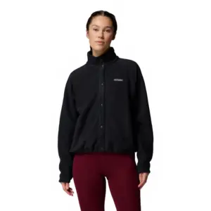 Columbia Jasper Ridge™ Pebbled Snap Fleece Met Volledige Rits Zwart