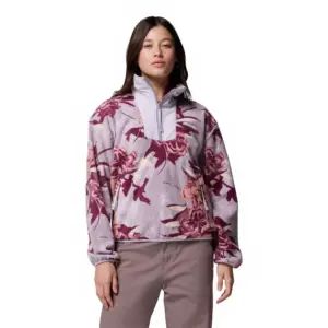 Columbia Sequoia Grove™ Printed Fleece Met Halve Rits Paars