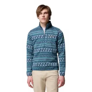 Columbia Sweater Weather™ Printed Ii Fleece Met Halve Rits Everblue Knitknot