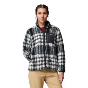Columbia West Bend™ Print Ii Fleece Met Volledige Rits Zwart