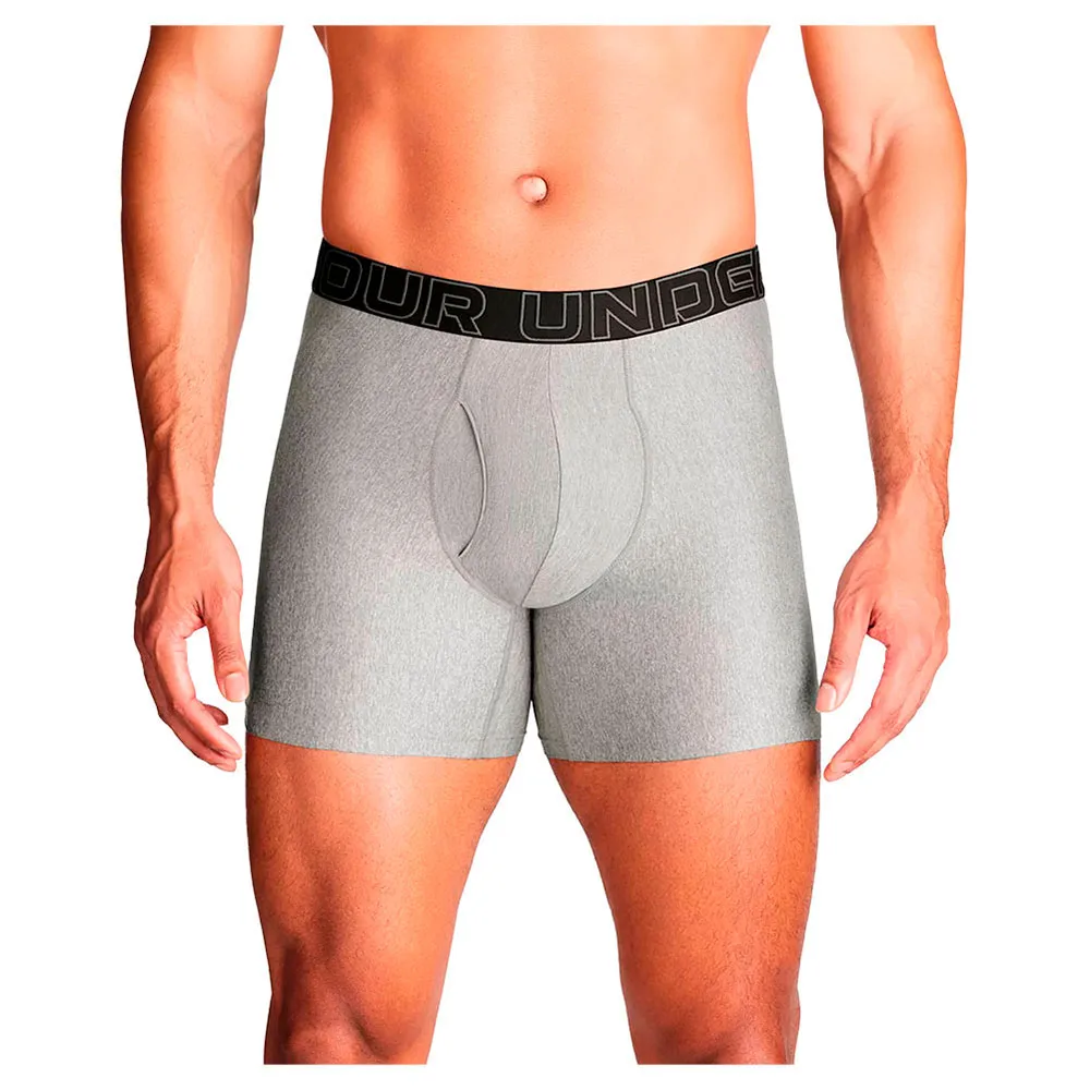 Under Armour Performance Tech 6´´ Boxers 3 Eenheden Grijs