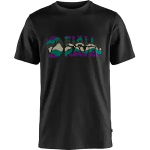 Fjällräven Logo T-shirt Met Korte Mouwen Zwart