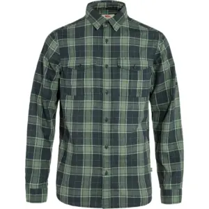 Fjällräven Övik Travel Overhemd Met Lange Mouwen Marineblauw