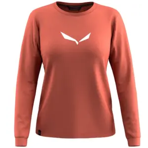 Salewa Eagle Solidlogo Dry T-shirt Met Korte Mouwen Rood