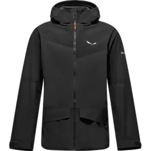 Salewa Puez Gorotex 2l Epe Gore-tex® Fleece Met Volledige Rits Zwart