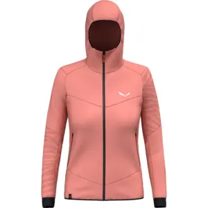 Salewa Sella Crevasse Fleece Met Kap Roze