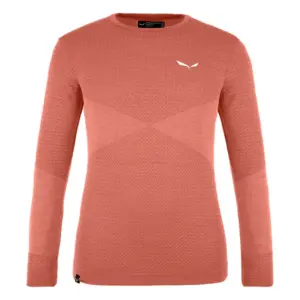 Salewa Zebru Med Warm Alpine Merino Responsive T-shirt Met Lange Mouwen Rood