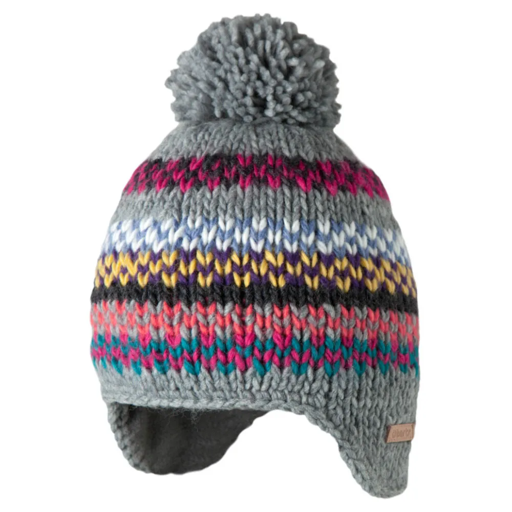 Barts Howea Earflap Muts Grijs