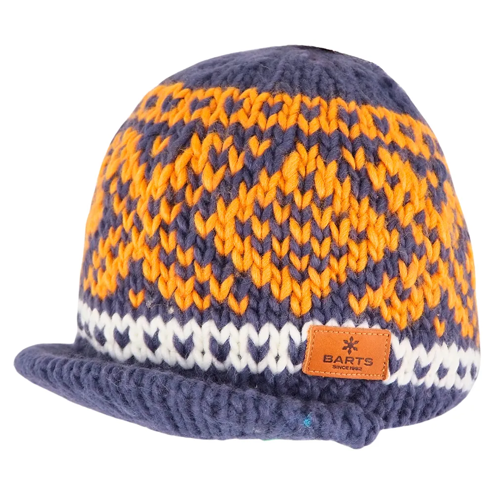 Barts Log Cabin Muts Darkheather
